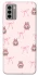 Чохол на Nokia G22 Pink bows and Labubus фото 1 з 1