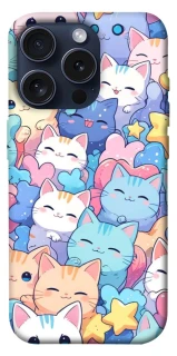 Чехол на Apple iPhone 15 Pro (6.1") Funny Kittens ver.3 фото 1 из 1