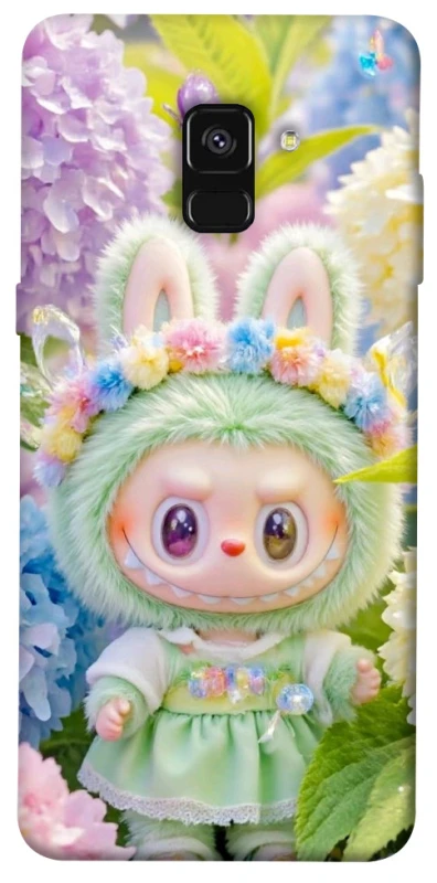 Чохол на Samsung A530 Galaxy A8 (2018) Labubu & Flowers ver.2 фото 1 з 1