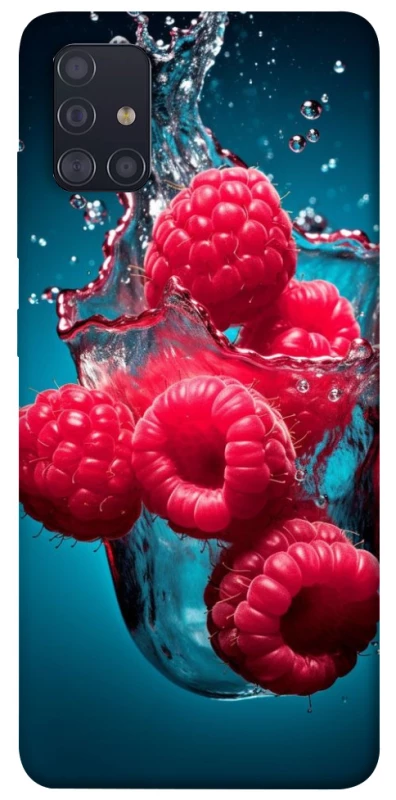 Чохол на Samsung Galaxy A51 Малинка у воді фото 1 з 1