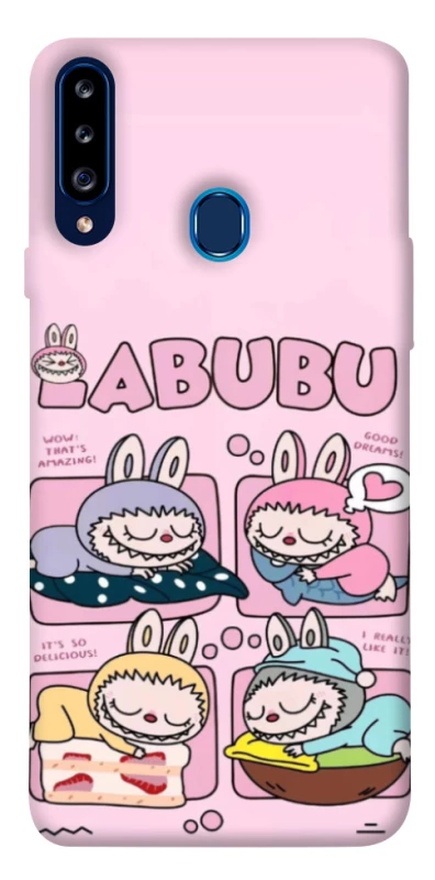 Чохол на Samsung Galaxy A20s Labubu Dreams Collage фото 1 з 1