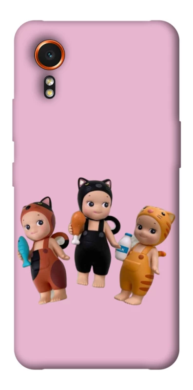 Чохол на Samsung Galaxy Xcover7 Cat Cafe Trio фото 1 з 1