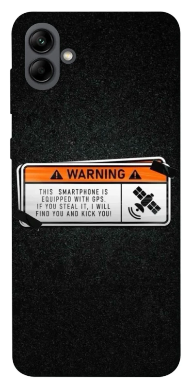 Чохол на Samsung Galaxy A04 Warning фото 1 з 1