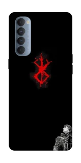 Чехол на Oppo Reno 4 Pro berserk black фото 1 из 1