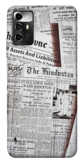 Чехол на ZTE Blade A72 Газеты фото 1 из 1