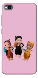 Чохол на Xiaomi Redmi 4a Cat Cafe Trio фото 1 з 1