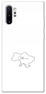Чохол на Samsung Galaxy Note 10 Plus Ukraine map фото 1 з 1