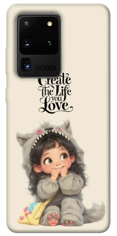 Чохол на Samsung Galaxy S20 Ultra Create the life you love фото 1 з 1