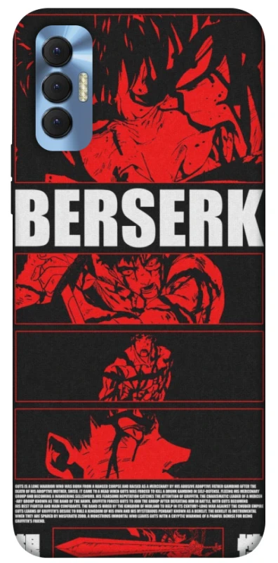 Чохол на TECNO Spark 8P Berserk poster фото 1 з 1