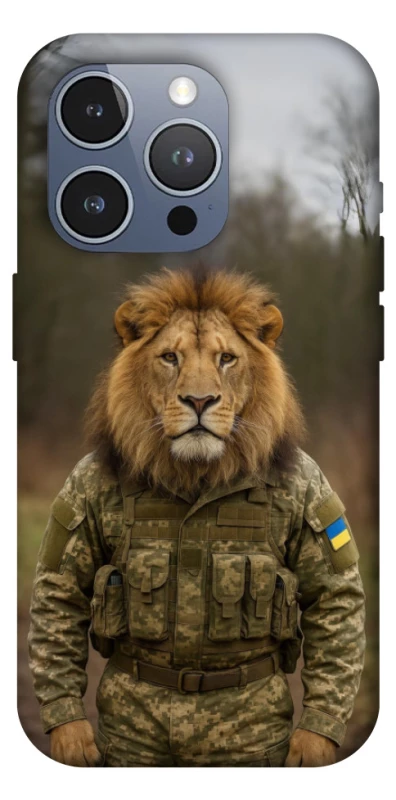 Чохол на Apple iPhone 16 Pro Max Лев захисник фото 1 з 1