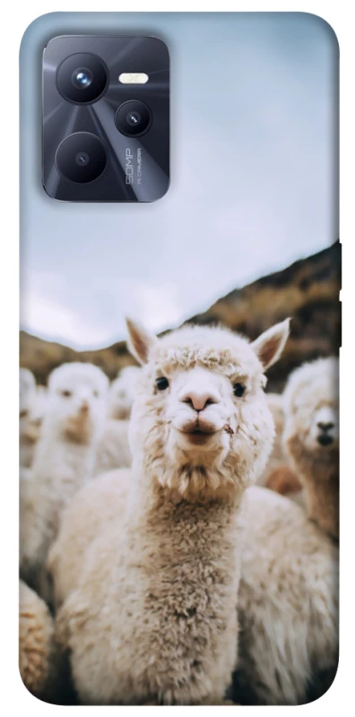 Чехол на Realme C35 Лама фото 1 из 1