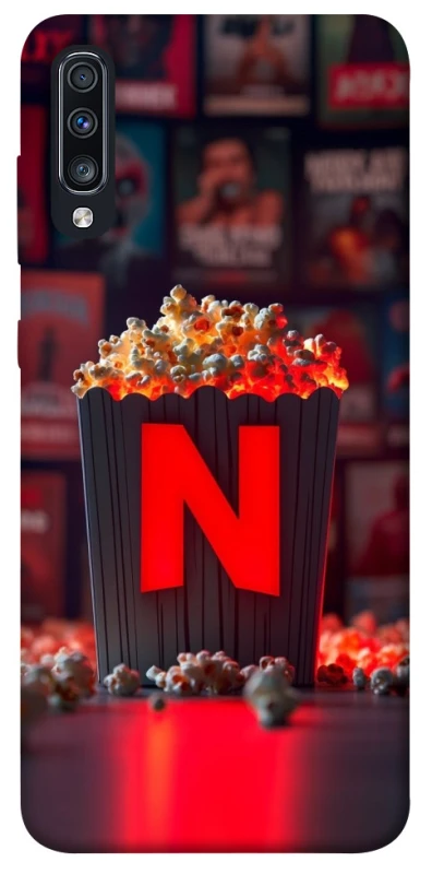 Чохол на Samsung Galaxy A70 (A705F) Netflix and popcorn фото 1 з 1