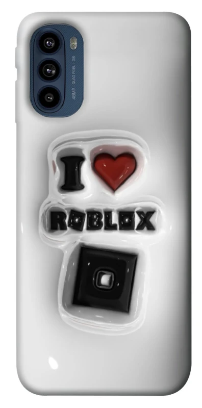 Чохол на Motorola Moto G41 I love Roblox фото 1 з 1