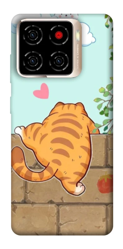 Чехол на ZTE Blade A56 Cat the meow фото 1 из 1