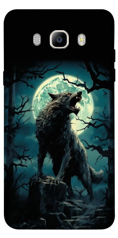 Чохол на Samsung J710F Galaxy J7 (2016) Вовк під місяцем фото 1 з 1
