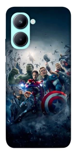 Чехол на Realme C33 Marvel heroes фото 1 из 1