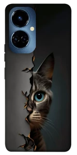 Чехол на TECNO Camon 19 Pro Кот-подглядыватель v2 фото 1 из 1