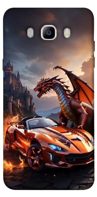 Чохол на Samsung J510F Galaxy J5 (2016) Сar and dragon фото 1 з 1