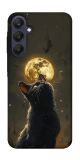 Чохол на Samsung Galaxy A25 5G Кіт під місяцем v2 фото 1 з 1