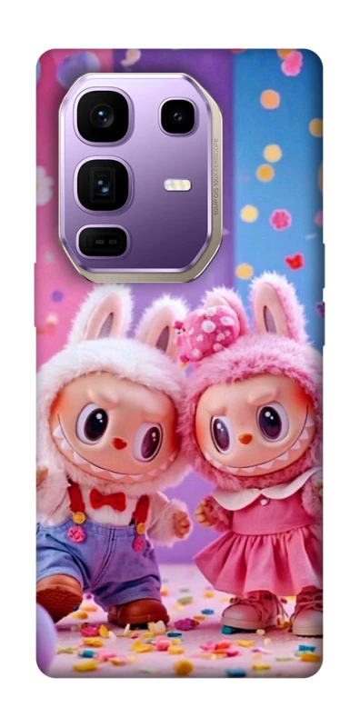 Чехол на Infinix Note 50 Pro+ Labubu twins ver.3 фото 1 из 1