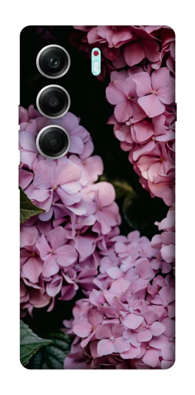 Чехол на Tecno Camon 40 Pro Розовые гартензии фото 1 из 1