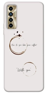 Чохол на TECNO Camon 17P Coffee with you фото 1 з 1