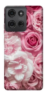 Чехол на Motorola Moto G75 Розовые цветы фото 1 из 1