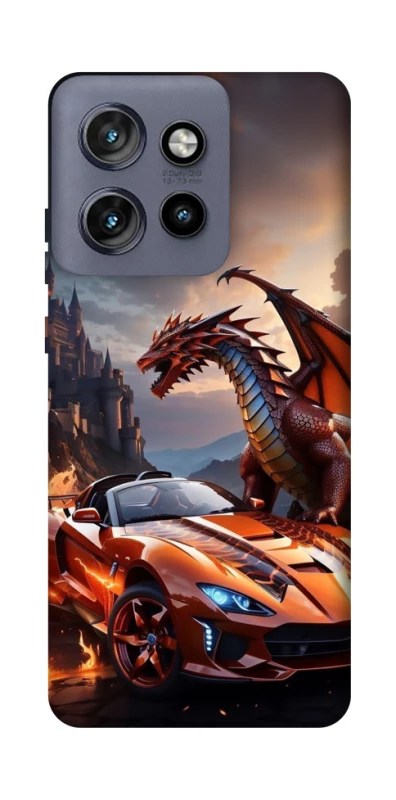 Чохол на Motorola Edge 50 Neo Сar and dragon фото 1 з 1