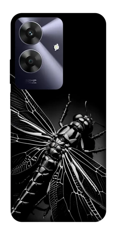 Чохол на Realme Note 60 Black dragonfly фото 1 з 1