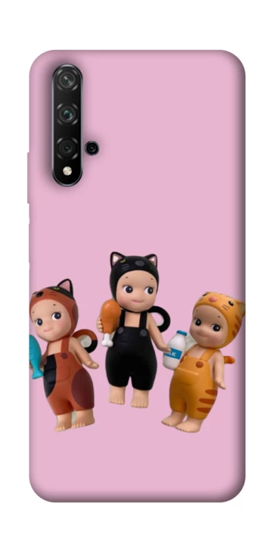 Чохол на Huawei Honor 20 / Nova 5T Cat Cafe Trio фото 1 з 1