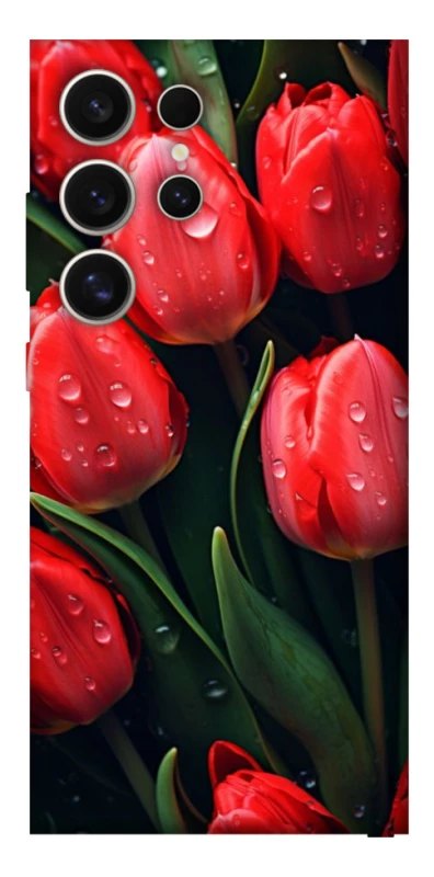 Чохол на Samsung Galaxy S25 Ultra Червоні тюльпани фото 1 з 1