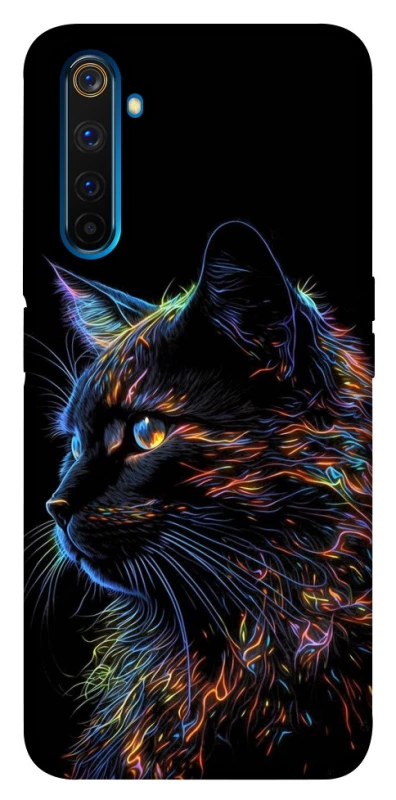 Чохол на Realme 6 Pro Чорний кіт фото 1 з 1