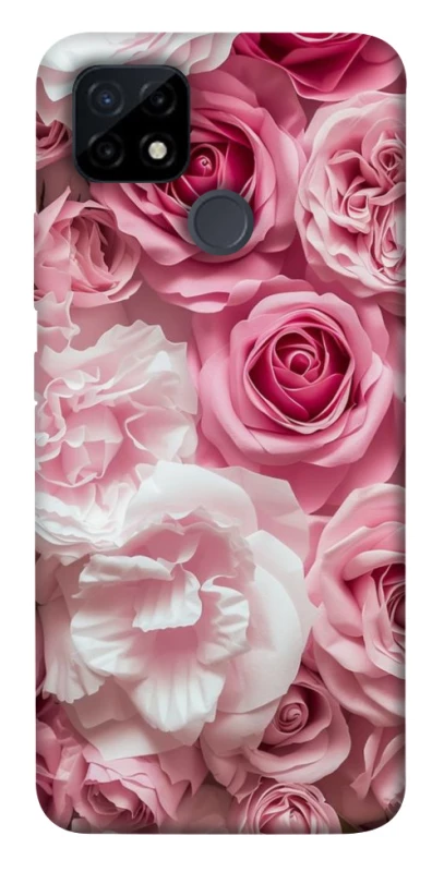 Чохол на Realme C12 Рожеві Квіти фото 1 з 1