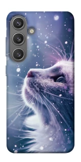 Чехол на Samsung Galaxy S24+ Snow cat фото 1 из 1