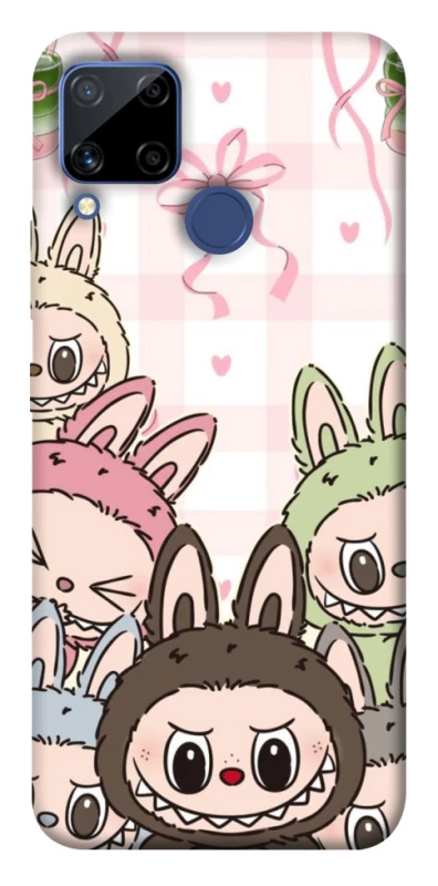 Чохол на Realme C15 All Labubu 2 фото 1 з 1