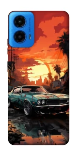Чохол на Motorola Moto G45 Car at sunset фото 1 з 1