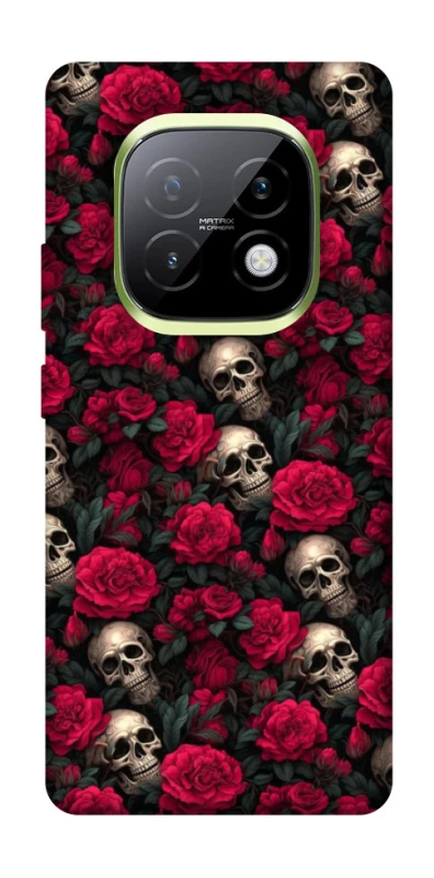 Чохол на Realme Narzo 70 Turbo Черепа та рози фото 1 з 1