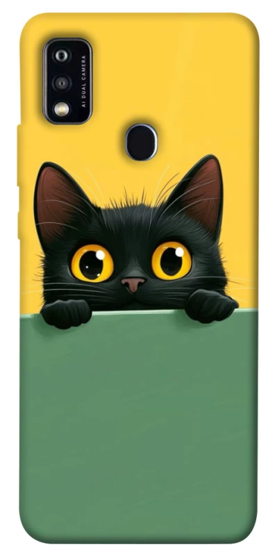 Чохол на ZTE Blade A51 Black cat v2 фото 1 з 1