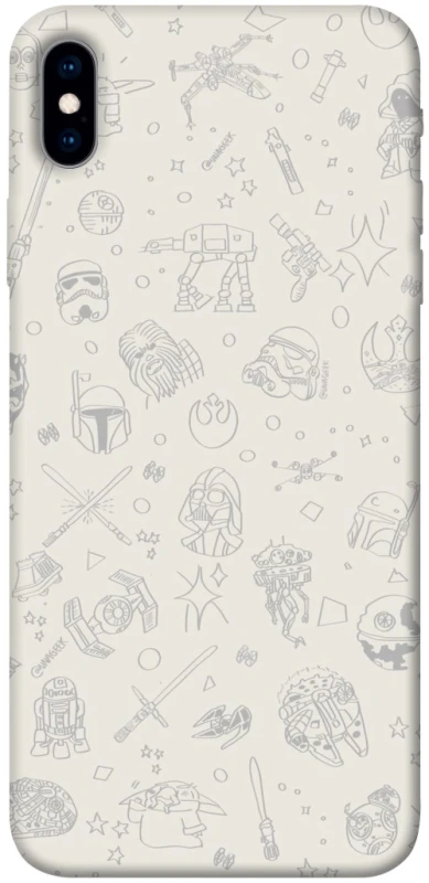 Чохол на Apple iPhone XS Max (6.5") Star Wars background ver.1 фото 1 з 1