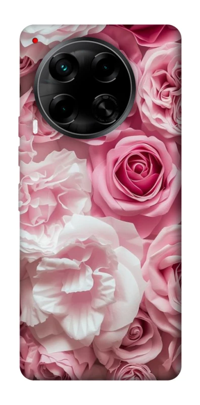 Чехол на TECNO Camon 30 (CL6) Розовые цветы фото 1 из 1