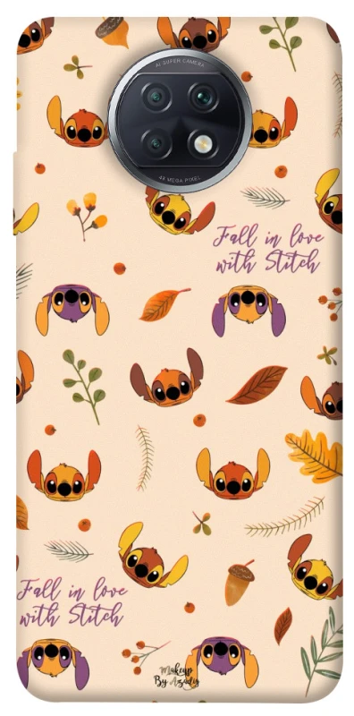 Чохол на Xiaomi Redmi Note 9 5G / Note 9T Fall in love with Stitch фото 1 з 1