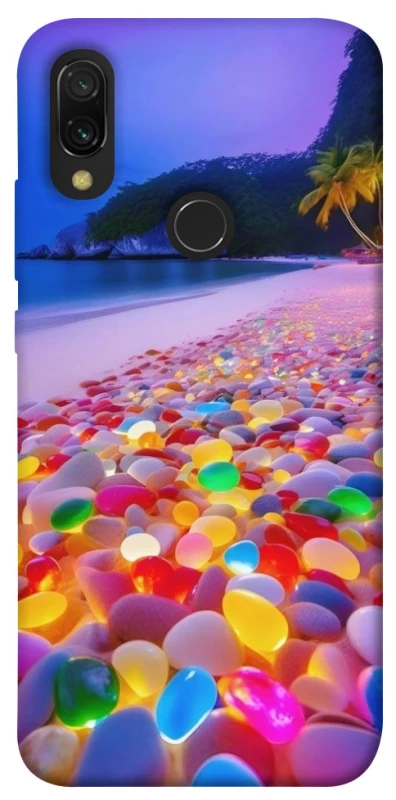 Чохол на Xiaomi Redmi 7 Каміння світиться на березі фото 1 з 1