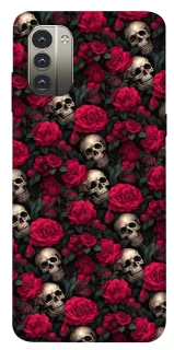 Чохол на Nokia G11 Черепа та рози фото 1 з 1