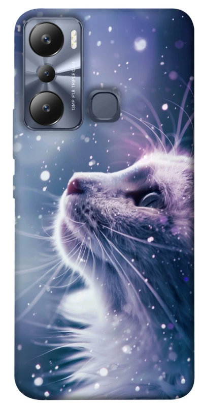 Чехол на Infinix Hot 20i Snow cat фото 1 из 1