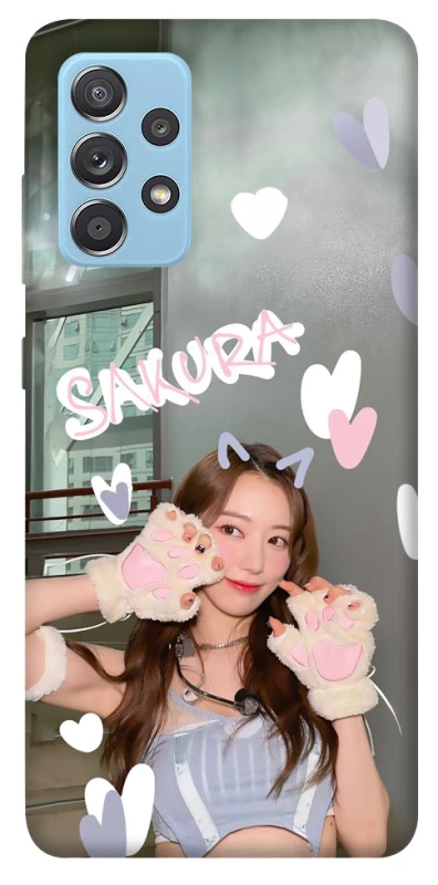 Чохол на Samsung Galaxy A52 4G / A52 5G Sakura - LE SSERAFIM фото 1 з 1