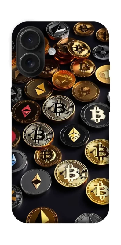 Чехол на Apple iPhone 16 Many coins фото 1 из 1