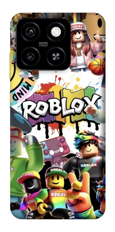 Чохол на ZTE Blade A55 4G Roblox Characters Collage фото 1 з 1