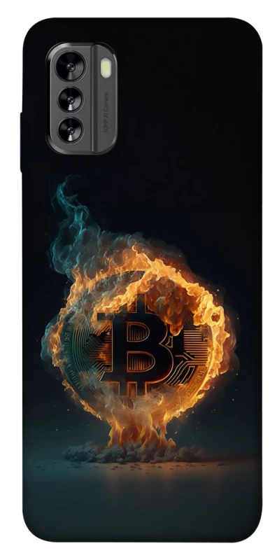 Чохол на Nokia G60 Fire Bitcoin фото 1 з 1