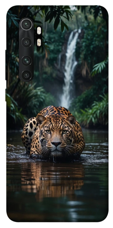 Чехол на Xiaomi Mi Note 10 Lite Leopard in water фото 1 из 1