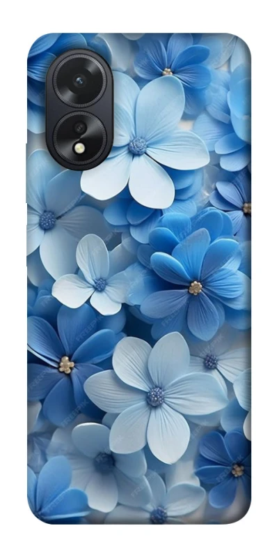Чохол на Oppo A18 Сині квіти фото 1 з 1